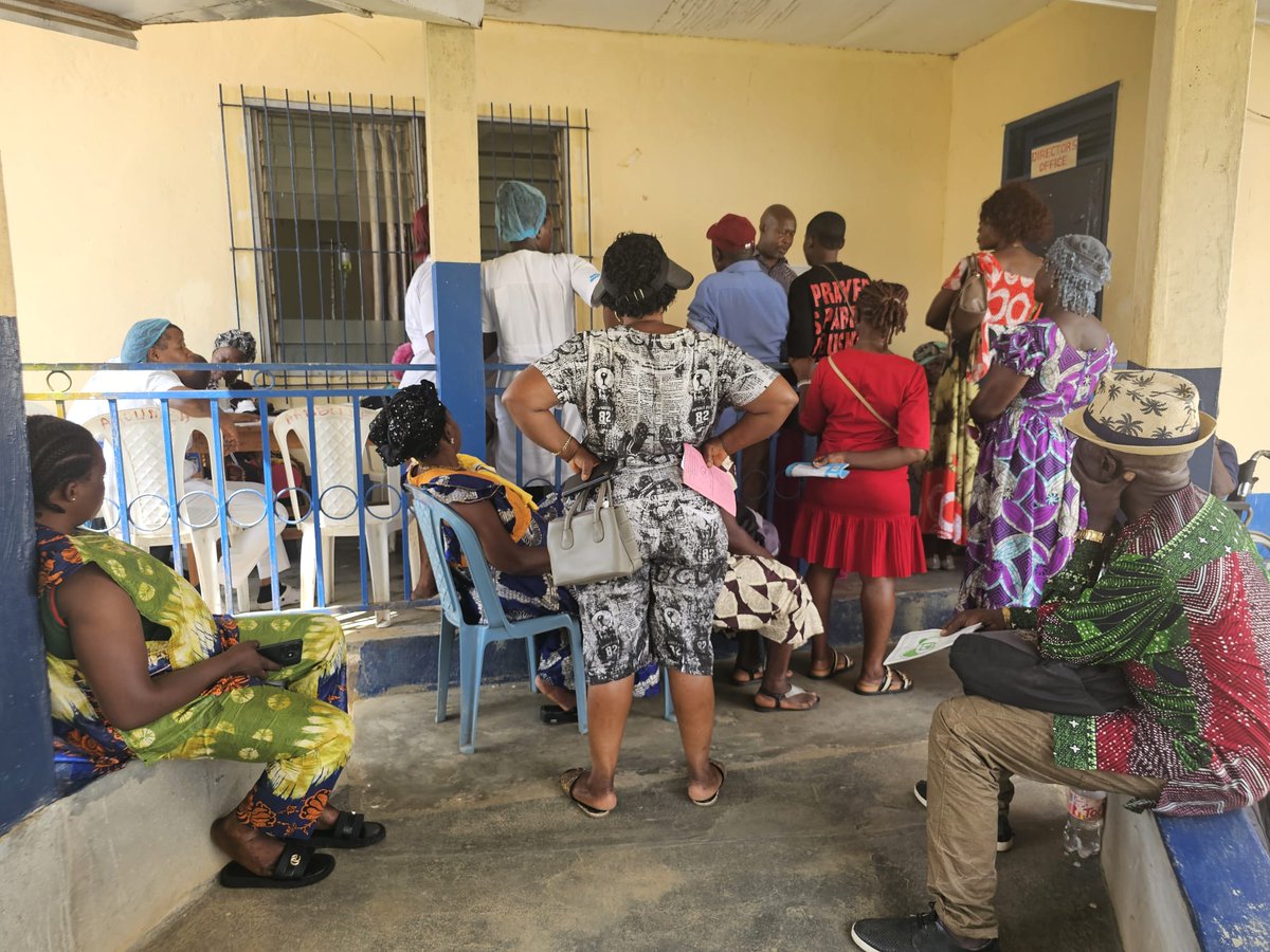 BACDA_USA's tweet photo. First Healthcare Campaign sponsored by BACDA USA- Healthcare chair; Ms Mbome held at Tombel. Many thanks to the team on the ground lead by Dr. Ajimo. https://t.co/YDxXrgInB2