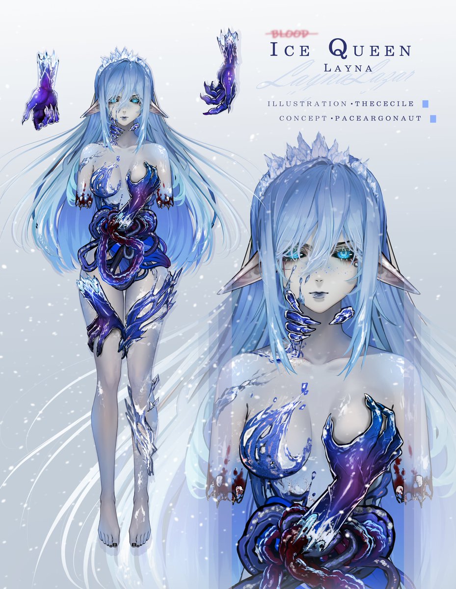 theCecilz's tweet image. The Ice Queen herself!! #illustration