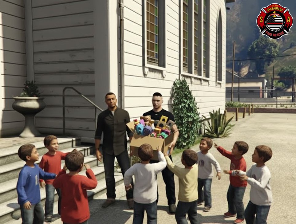 CatedraRP's tweet image. 🎁🚒 Los Reyes llegaron a las calles 🚒🎁
El Departamento de Bomberos repartió ilusión y sonrisas a los más pequeños.
Gestos que hacen grande a Cátedra RP y a su gente. ❤️

#FiveM #Roleplay #LSFD
👉 discord.gg/rxQ9Rfn4p2