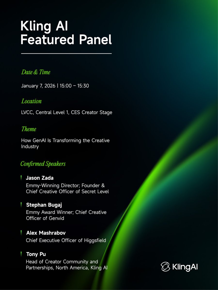 CES panel poster