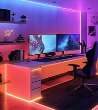 SUBAIHE4's tweet photo. Ruban LED RGBIC
✨ Une lumière qui suit votre humeur ✨
🔹 Effets lumineux dynamiques
🔹 Contrôle intelligent (application / télécommande)
🔹 Installation facile
Idéal pour
🏠 salon | 📺 rétroéclairage TV | 🛏️ chambre | 🎮 gaming setup
#RubanLED #RGBIC #LEDIntelligente #LEDStrip https://t.co/JlW5y047ed