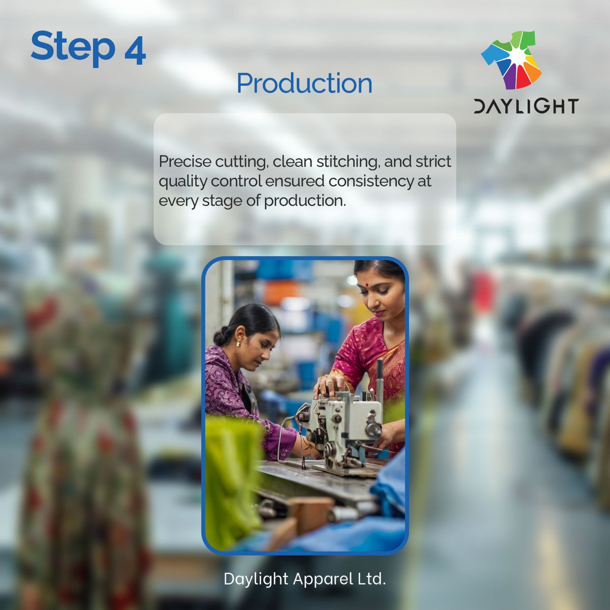 DaylightGr88250's tweet image. From reference to reality. Every step matters.
Right fabric, right print, and strict quality control at every stage.
Because a good product isn’t just designed.
It’s carefully built.

#DaylightApparel #FromReferenceToReality #QualityBuilt #ApparelManufacturing #GarmentFactory