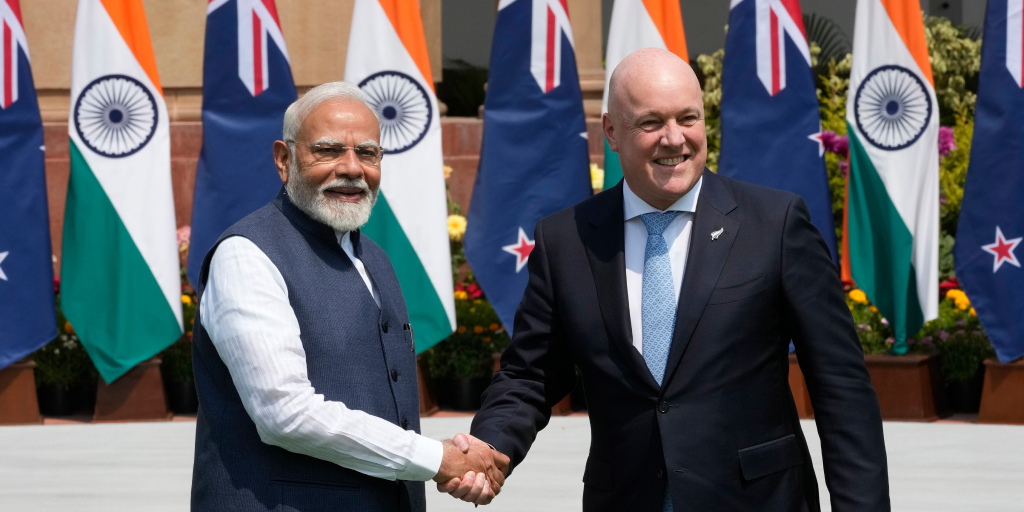 India and New Zealand have sealed a major Free Trade Agreement — cutting tariffs, boosting investment and opening new export opportunities on both sides.
👉 Read the full analysis on the Globy blog: tinyurl.com/2uwdeert

#FTA #InternationalTrade #LogisticsNews #Globy