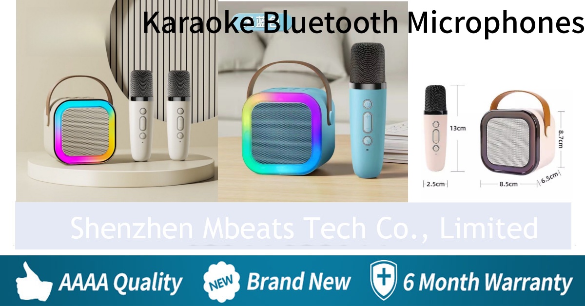 Mbeatstech's tweet photo. 1 or 2 Mic K12 Karaoke Machine Bluetooth Speaker Wireless Microphones RGB LED Colorful Lights Ambient Lighting Singing Speaker for Home and KTV Use, Contact Us at Email: spareparts@mbeatech.com WeChat &amp; WhatsApp at +86 134 2387 2432 for More details. #microphone #karaoke https://t.co/bH8K8ZWNty