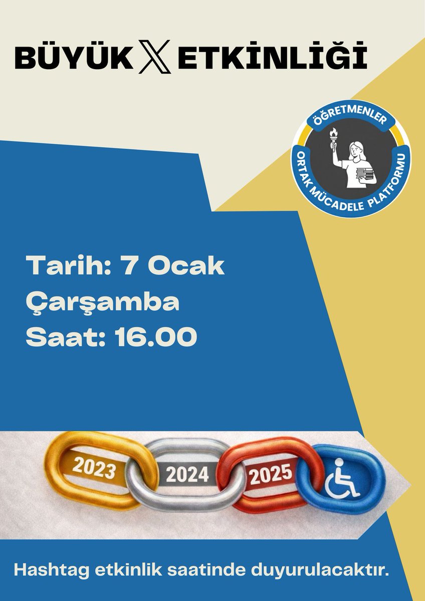 🚨Öğretmenler birleşiyor❗

🚨Birleşe birleşe kazanacaz❗

📢Tüm öğretmenlerimizi desteğe bekliyoruz. Hep birlikte daha güzeliz😎