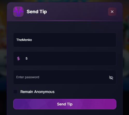 ThemenkoKICK's tweet image. 💰 Dropping tips in chat all day

👤 Follow @ThemenkoKICK 
💜 Like &amp;amp; Repost 
💬 Comment your Gambulls username 

Picking winners from the comments 👇