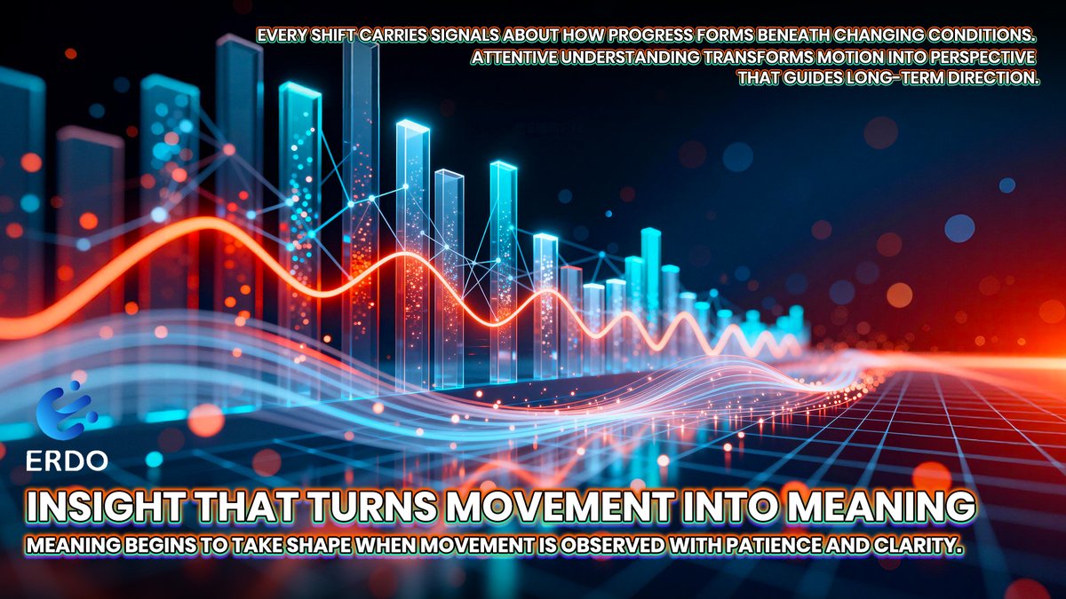Erdcoin_Global's tweet photo. 🎯Movement shows meaning when observed with calm intent.
🌐Erdcoin (ERDO) studies every shift to read the patterns beneath.
💱Clarity keeps decisions aligned through changing markets.
📊Progress grows when insight shapes the pace.
#Erdcoin #DeepInsight #DigitalProgress https://t.co/2kgb4OZzjp