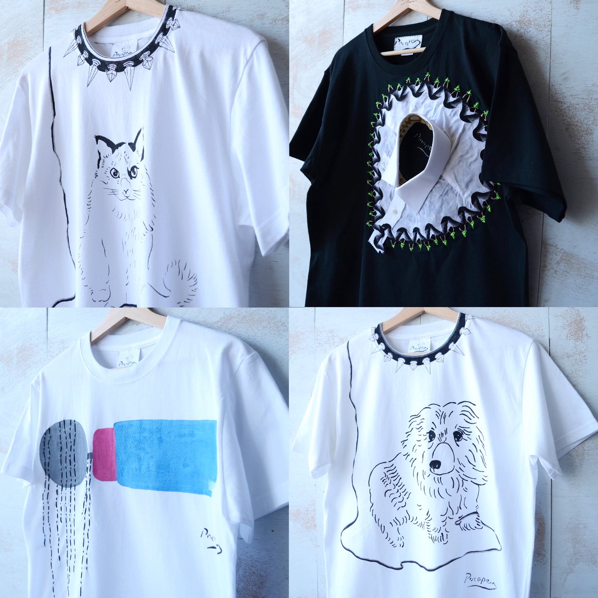 pocopen1014's tweet photo. HMJに出展します🎉🎉

両日
ブース【C-140 】

ハンドペイントのTシャツを販売します。
ユニークでユーモア溢れる商品を独自のデザインと思いつきで続々と開発中！
同じデザインでも違いがあり、唯一無二の良さがあります。ハンドペイントならではの風合いをお楽しみください。

#handmadeinjapanfes https://t.co/nv2NGYWKAT