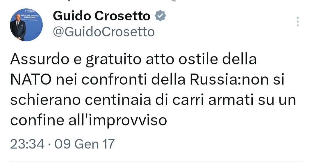 Questo lo mettiamo agli atti?