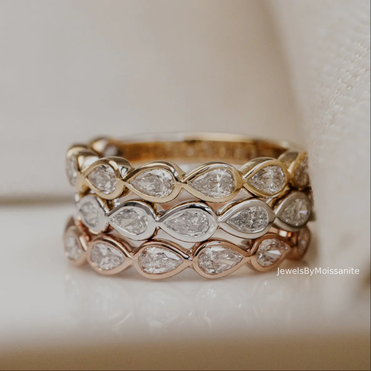 jewelmoissanite's tweet image. East West Pear Cut Moissanite Half Eternity Bezel Set Stacking Band 14K Gold Matching
#pear #weddingband #stackingband #eastwest #bezelsetting #pearshape #pearcut #matchingband #moissanitejewelry #womensband #anniversarygifts #bridalband #goldband #etsysellers #ValentinesDay