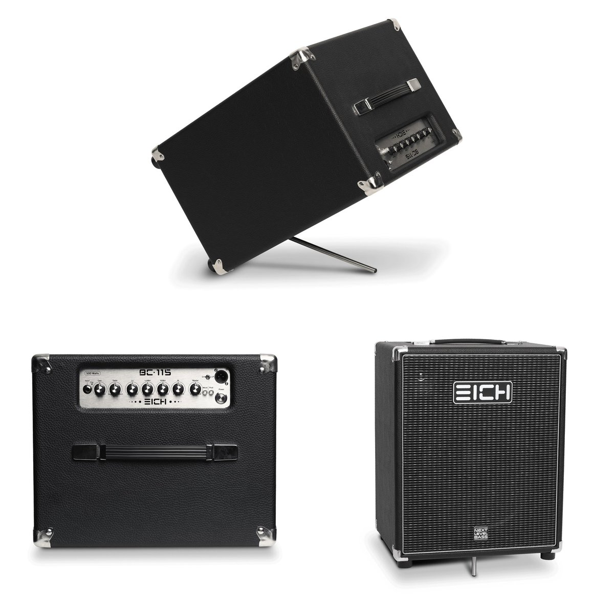 EichAmps's tweet photo. BC115
The BC115 combo is fitted with our newly designed EICH TE15D-8 15” bass speaker chassis that works in meticulously calibrated enclosures to deliver an impressive bass. The combo features the 4” CT1 tweeter with a ceramic-magnet system. 

#bc115 #eichamps #madeingermany https://t.co/3zLwbivkCc