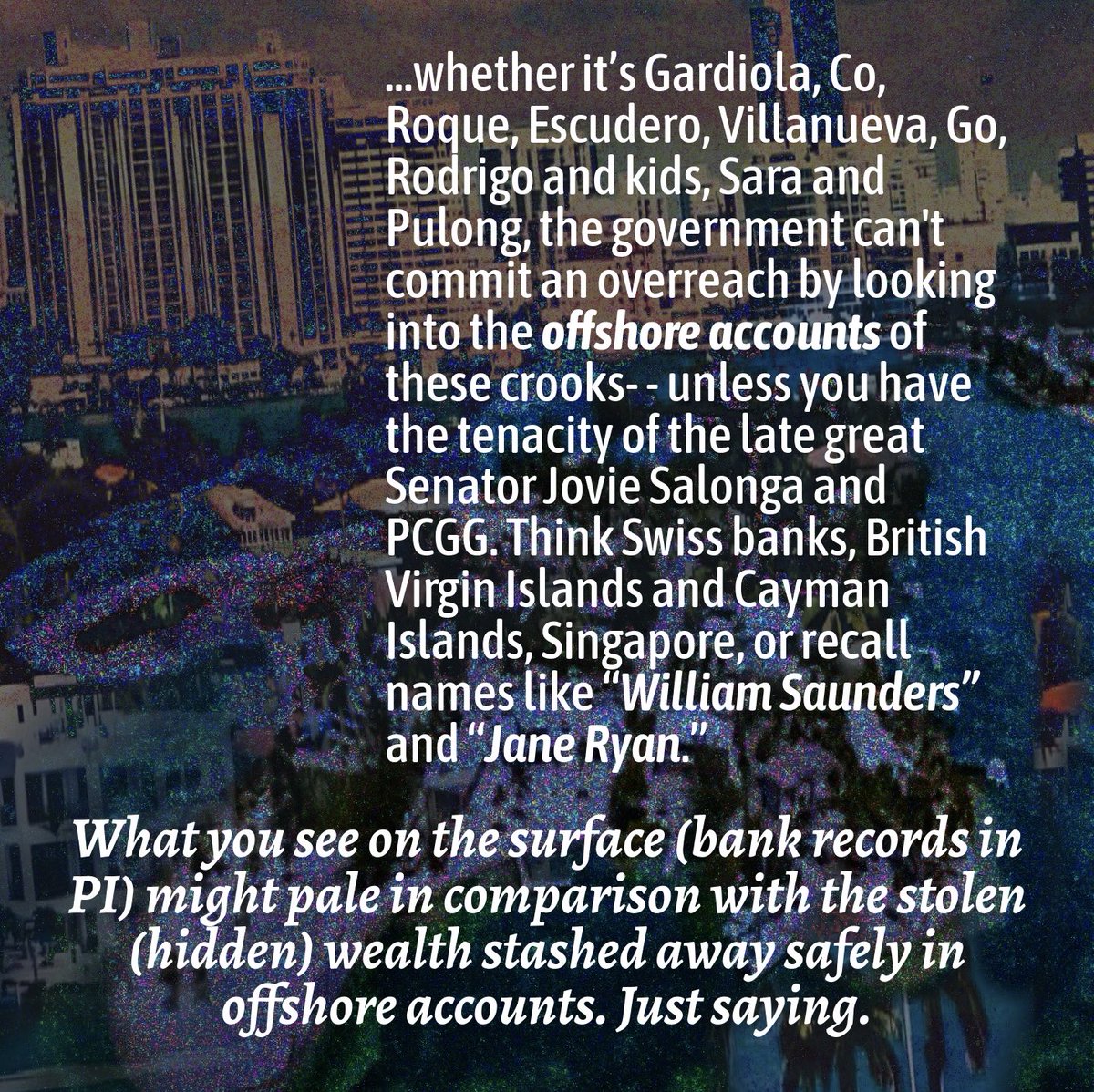 joel_gregorio's tweet photo. “Following a petition by AMLAC, the Court of Appeals has ordered the FREEZING of bank accounts linked to Construction Workers Solidarity (CWS) party-list Rep. Edwin Gardiola”
That puts zing into my coffee. Unfortunately…
#CorruptPH https://t.co/m2bZVERrZT