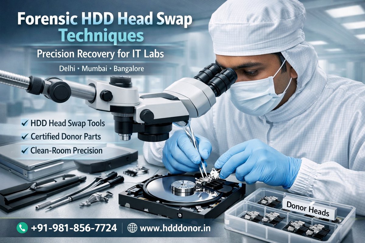 donor_hdd's tweet photo. HDD head crash? ❌ DIY recovery may destroy files.

📞 +91-981-856-7724 🌐 https://t.co/sHAVj0wUwy 
🔗 https://t.co/7dgPKKjV5N

#HDDheadswaptools #HDDdonorparts #professionaldatarecoverytools #headreplacementtools #datatoolsforlabs #forensicdatarecoverytools #cleanroomHDDtools https://t.co/05Amr0homx