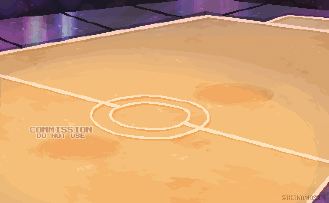 kianamosser's tweet image. Pixel art stadium background commission #GameDev