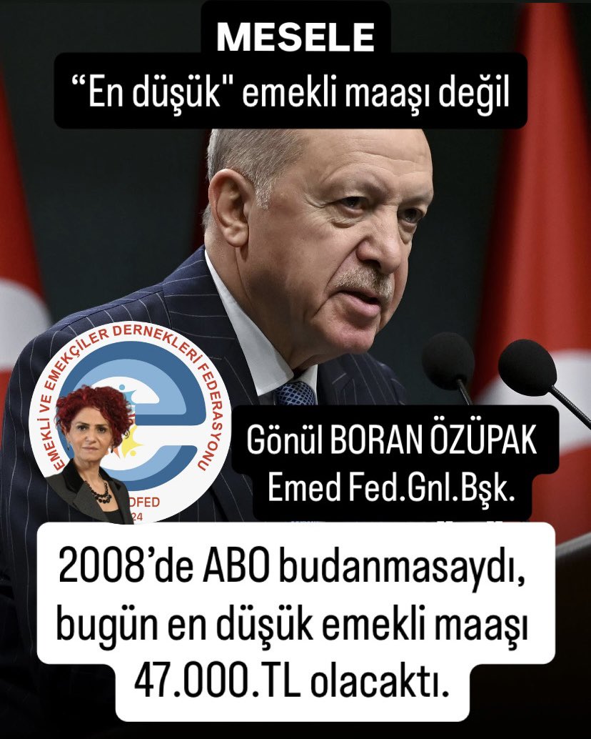 📣Birilerinin lüksü için emekli emekçinin hakkını çiğnetmeyeceğiz.

📣Adalet istiyoruz.

📣Adil paylaşım istiyoruz.

📣Bu düzeni savunan, bu adaletsizliği sürdüren herkes bu hesabın muhatabıdır.

📣Susmayacağız. 
📣Razı olmayacağız. 

<a href="/gonulborann/">Gönül Boran Özüpak</a> 

#MasadakiHesapÇarşıyaUymuyor