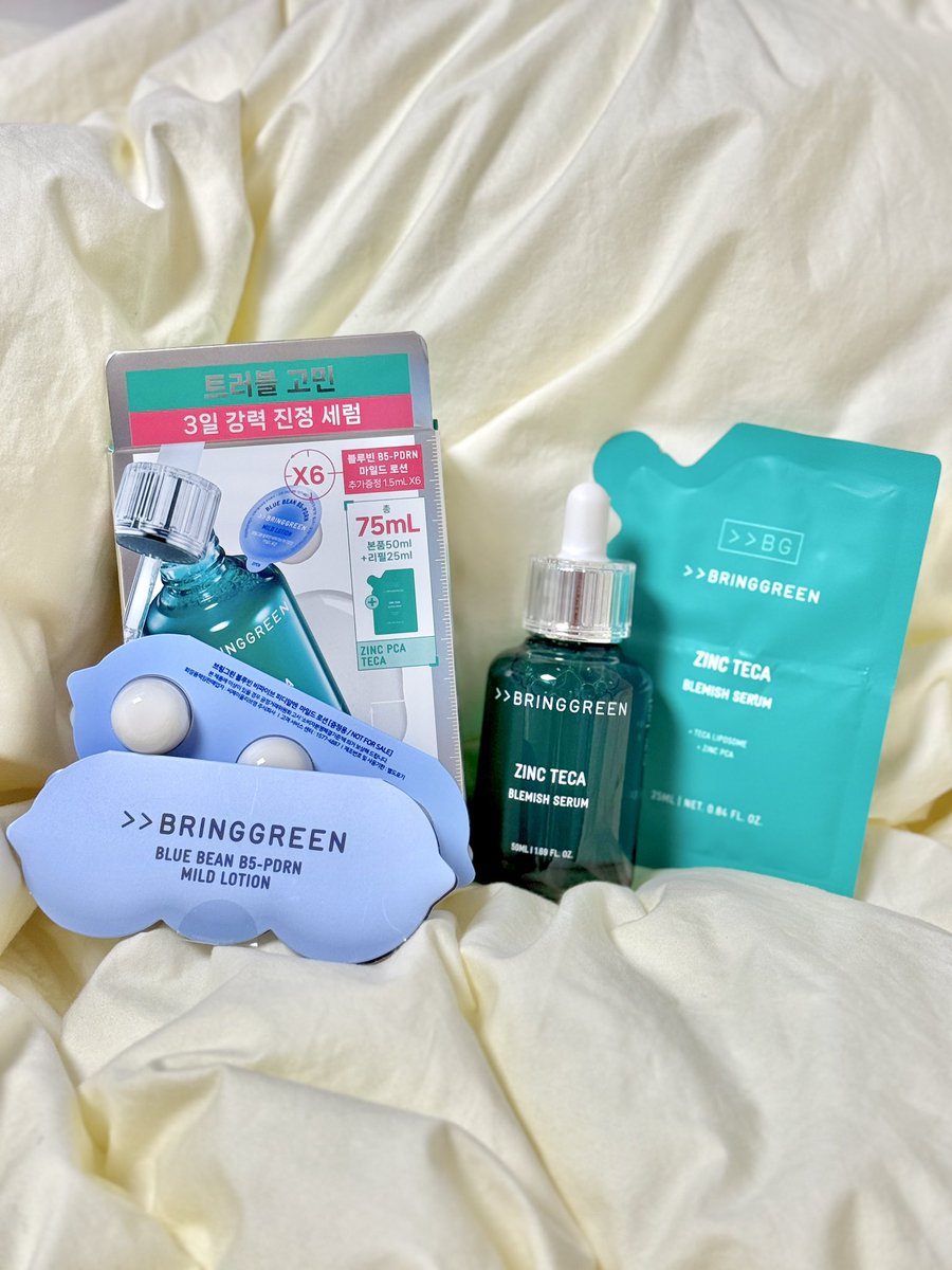 mood_swiing's tweet image. #RT이벤트 #광고 @bringgreen_kr 
🍀RT하신 4분께 브링그린 징크테카 트러블 세럼 1.5ml*10개+미니파우치를 보내드려요

PMS 기간에 없어서는 안될 필수템。브링그린 징크테카 세럼이 드디어 대용량 기획세트가 나왔다고 합니다••‼️
↳ oliveyoung.onelink.me/LzYW/joyxfnmz