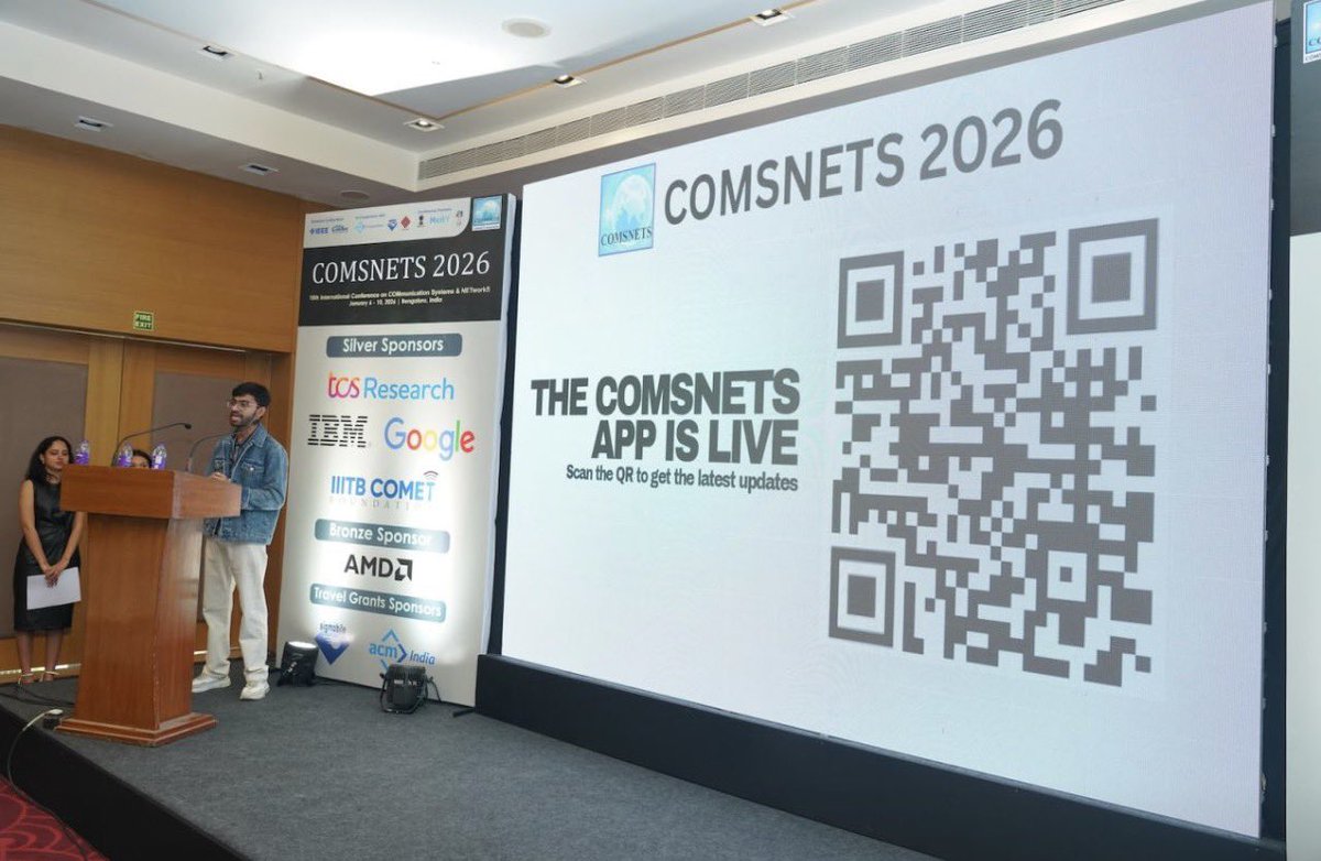 COMSNETS tweet media