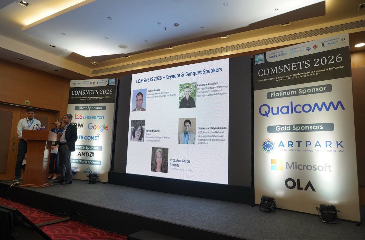 COMSNETS tweet media