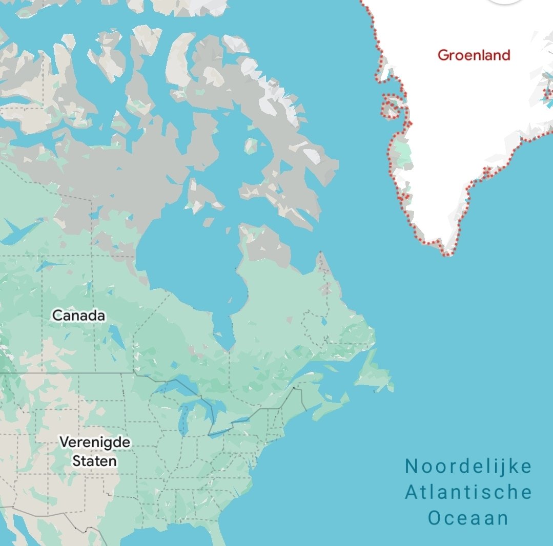 Groenland. Feiten: het hoort geografisch niet bij Europa, maar bij Amerika. Het maakt zelfs geen deel uit van de EU. De hoofdstad Nuuk ligt dichter bij New York dan bij Kopenhagen. Het aantal inwoners (60.000) ligt ontzettend laag (en ze zijn zeer ongelukkig). 90% van die