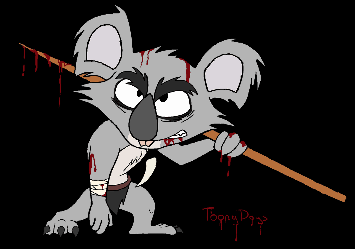 ToonyDays's tweet photo. What are you looking at?

#koala #animation #characterdesign #cartoon #CartoonArt #warrior #cartooncharacter https://t.co/BBWCEoLFIf