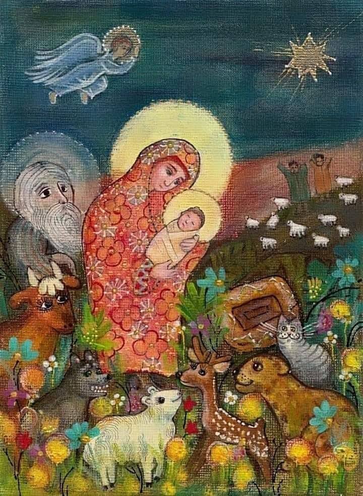 Zauvijek žedni samo ove zore! 
Mir Božiji, Hristos se rodi, braćo i sestre u Hristu!
Neka nas Ljubav oslobodi i da snagu da nosimo breme ovoga svijeta!