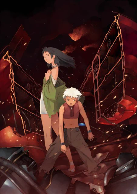 20周年の「銀色の髪のアギト」一番最初にカラーで仕上げた絵だと思う。その頃は「スピリット」って名前だった。