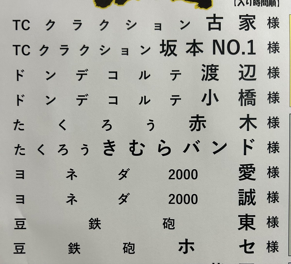 ktv_zaou's tweet photo. 🏆次回収録のプレイヤーを一部公開🏆 https://t.co/X06caBmeSW