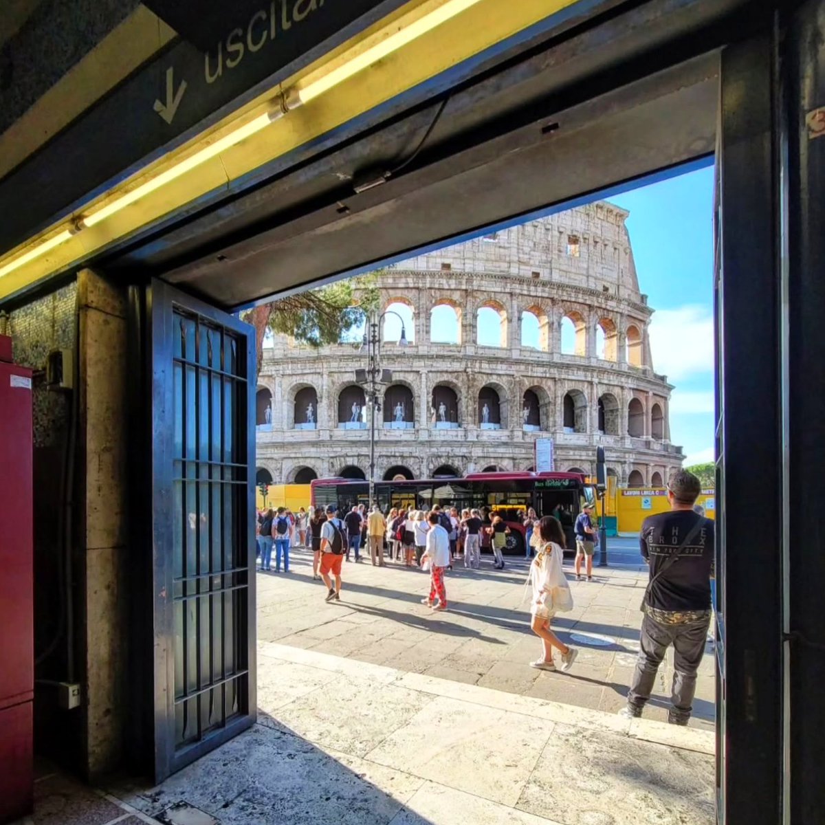 Trip's tweet image. Subway expansion projects in Rome frequently reveal layers of ancient history beneath the city. So, the Colosseum station became more than a stop — it’s now an active archaeological site.

Commuters can literally time-travel while waiting for the train, surrounded by history and…