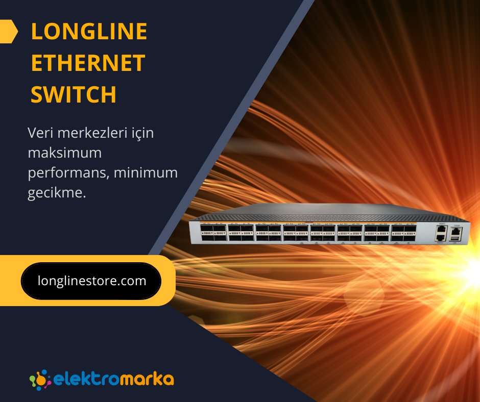 elektromarkaa's tweet photo. Veri Merkezleri İçin Maksimum Performans, Minimum Gecikme
Longline Ethernet Switch çözümleri, yüksek hızlı veri iletimi ve düşük gecikme gerektiren veri merkezi altyapıları için tasarlanmıştır
Detaylı bilgi: https://t.co/esMqbhav8b
#Longline #DataCenterNetworking #Elektromarka https://t.co/0BSIWK7dFZ