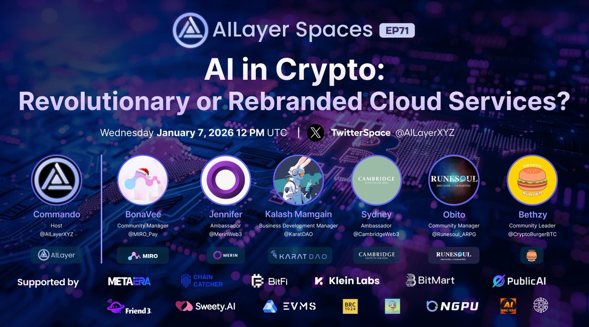 AILayer (@AILayerXYZ) / Posts / X