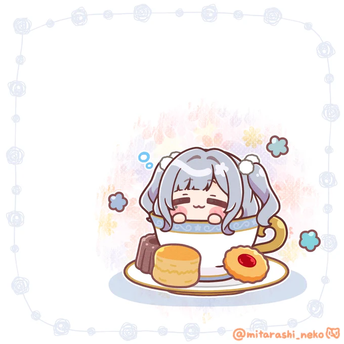 ティーカップすーちゃん #すぅあーと