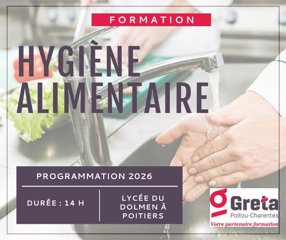 𝗚𝗮𝗿𝗮𝗻𝘁𝗶𝘀𝘀𝗲𝘇 𝗹𝗮 𝘀é𝗰𝘂𝗿𝗶𝘁é 𝗮𝗹𝗶𝗺𝗲𝗻𝘁𝗮𝗶𝗿𝗲 𝗱𝗮𝗻𝘀 𝘃𝗼𝘁𝗿𝗲 é𝘁𝗮𝗯𝗹𝗶𝘀𝘀𝗲𝗺𝗲𝗻𝘁 !
Professionnels ... Assurez la conformité et la sécurité alimentaire avec notre formation dédiée !
➡️ bit.ly/3Cv2AdR