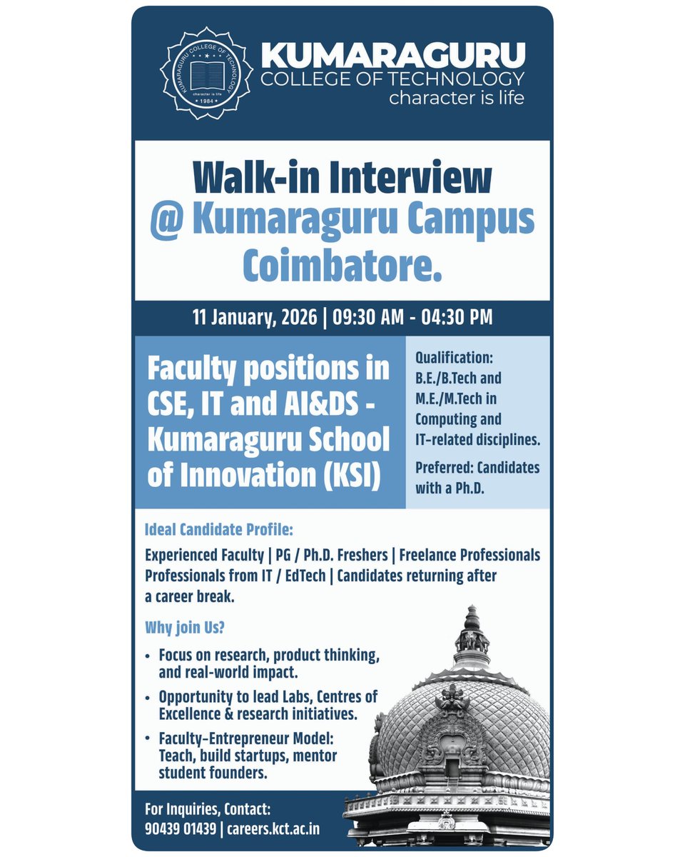 Kumaraguru College of Technology tweet media