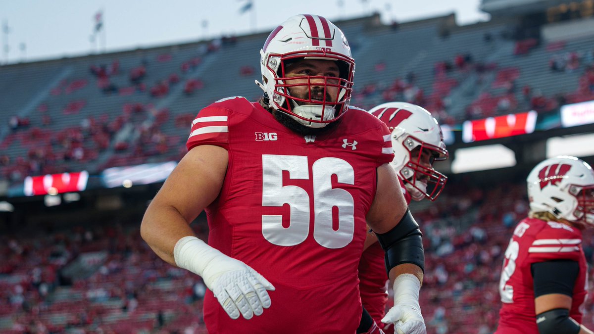 max_olson's tweet photo. Wisconsin OL Joe Brunner has entered the transfer portal, ESPN has learned.

Two-year starter at left guard who made ESPN's preseason All-America team entering 2025. https://t.co/wygGexPJ57