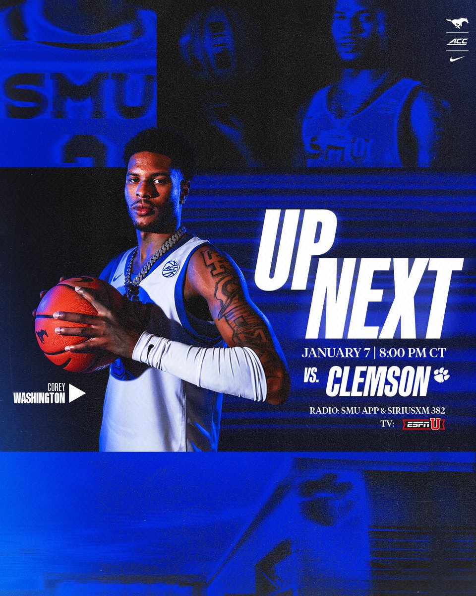 Catch us against Clemson on ESPNU 📺
