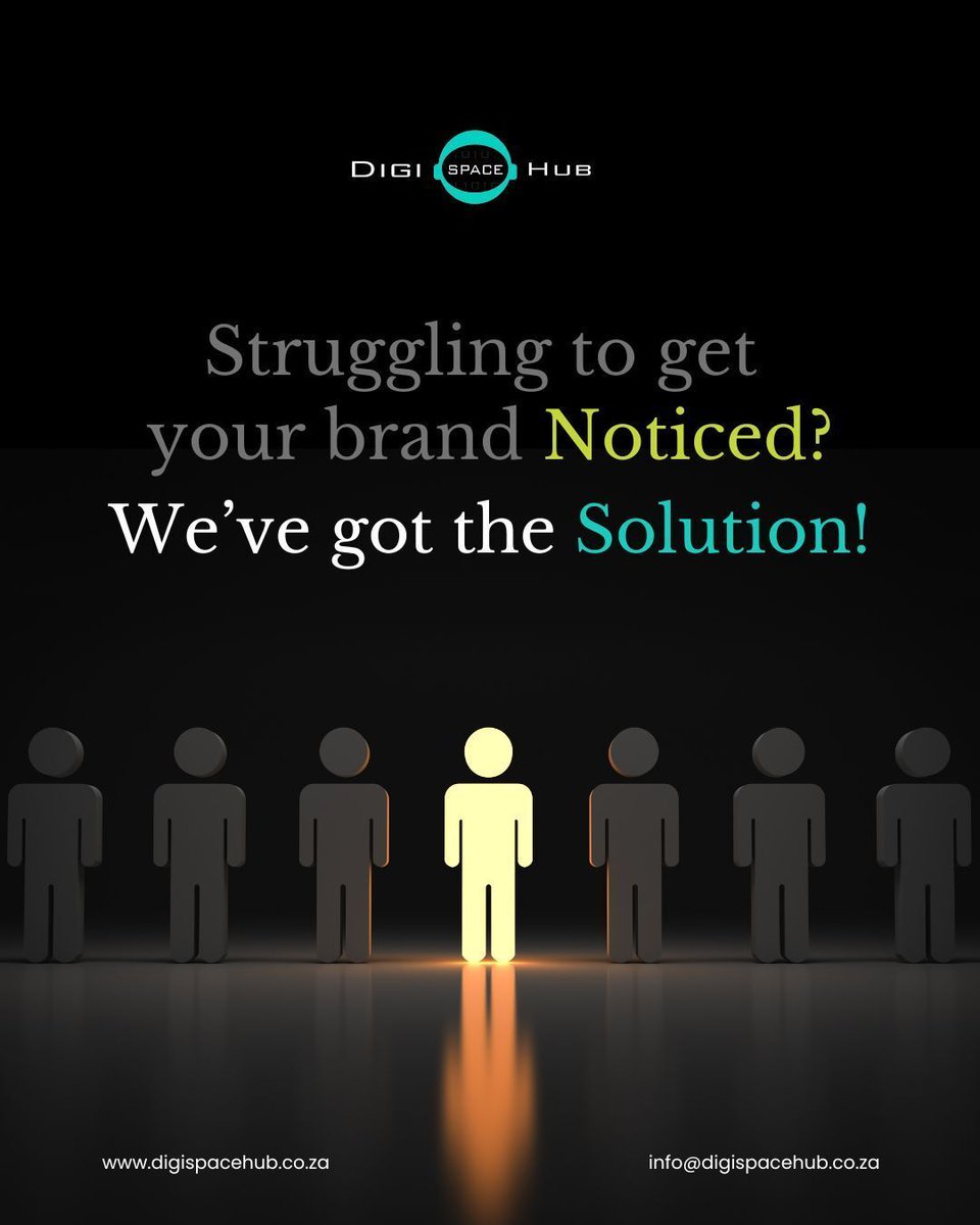 DigiSpaceHub's tweet image. Struggling to get your brand noticed?

We help brands cut through the noise with strategic media solutions that drive visibility and real engagement.

Let’s work together.
Contact us today - info@digispacehub.co.za 

#socialmedia #Videography #PR #Websites