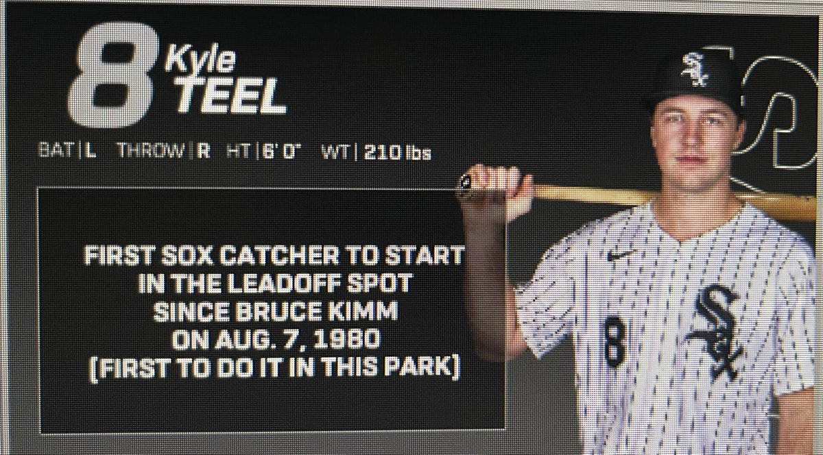 SoxNerd's tweet photo. #BruceKimm is part of one of my favorite 2025 #WhiteSox stats. I waited a long time for this … I got a nice shout out from #LenKasper on the radio for this one https://t.co/kCuj6lQLcM