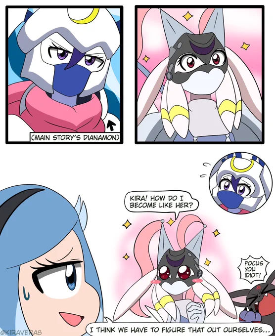 her idol! #DigimonStoryTimeStranger 