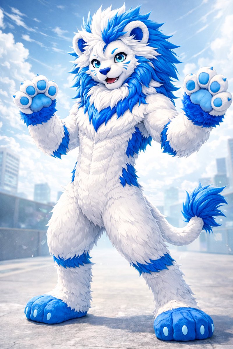 2月の制作発表です！ 次回作はライオン🦁！ こちらは制作イメージです