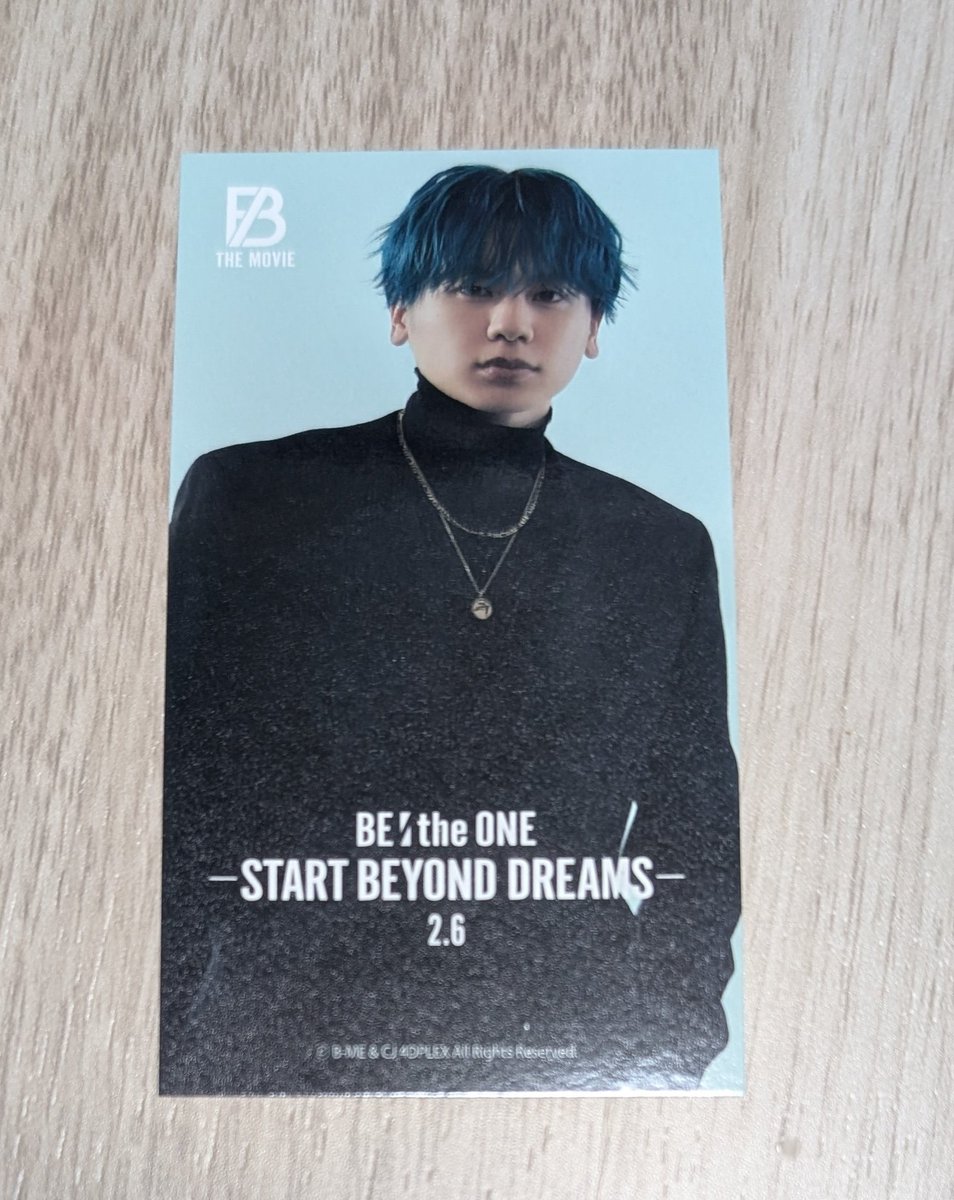 BE:the ONE -START BEYOND DREAMS- BE:FIRST ムビチケ特典交換 【譲
