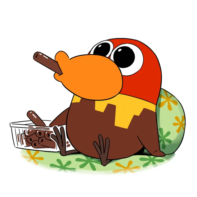 #縁起ものキョロちゃん 徳用チョコもキョロちゃんも好きです。