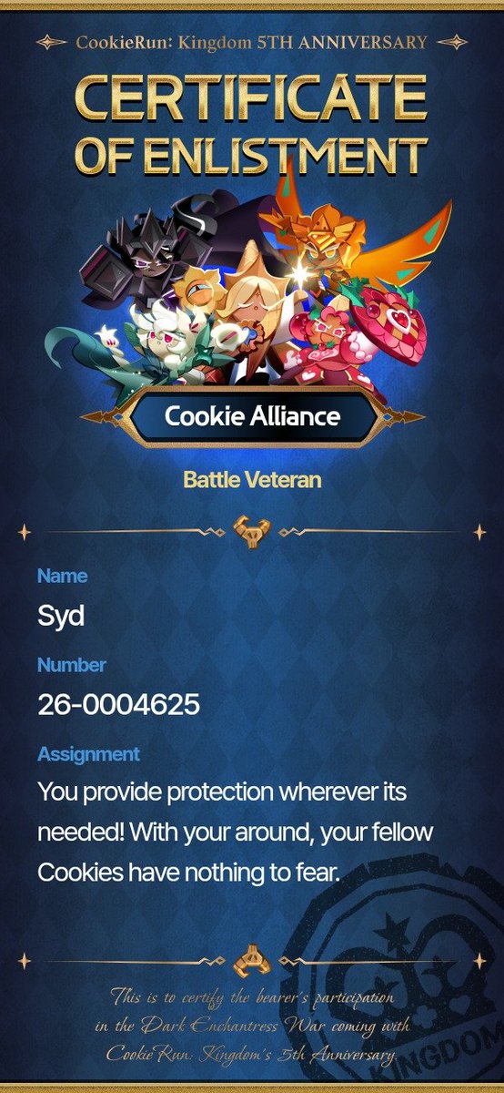 AFourKinnie's tweet photo. Hollyberry server and Galaxiatopia is my Kingdom name!

https://t.co/okszvs1Ab5 #CRK5th #CRKCertificate https://t.co/w88tS18ht4