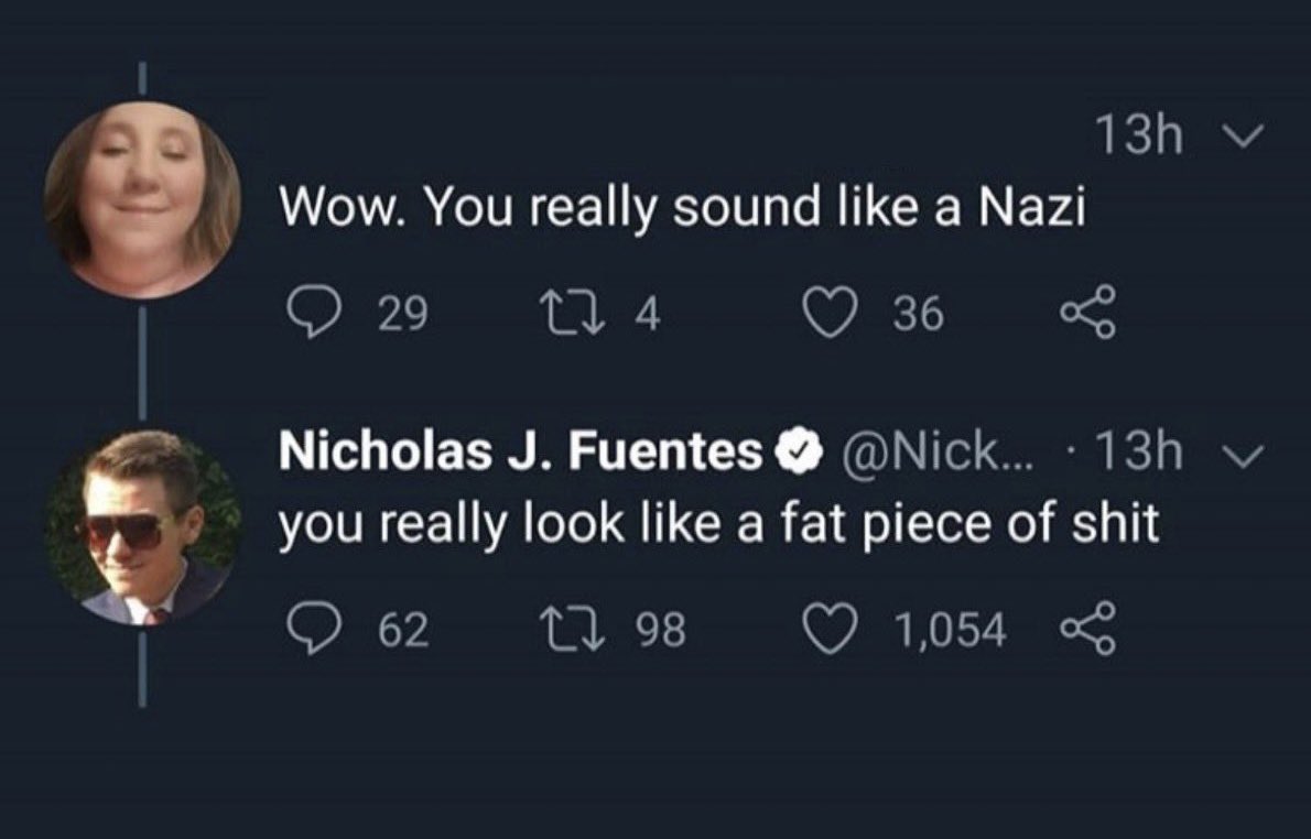 ImperiumFirst's tweet image. The only appropriate way to talk to fat women