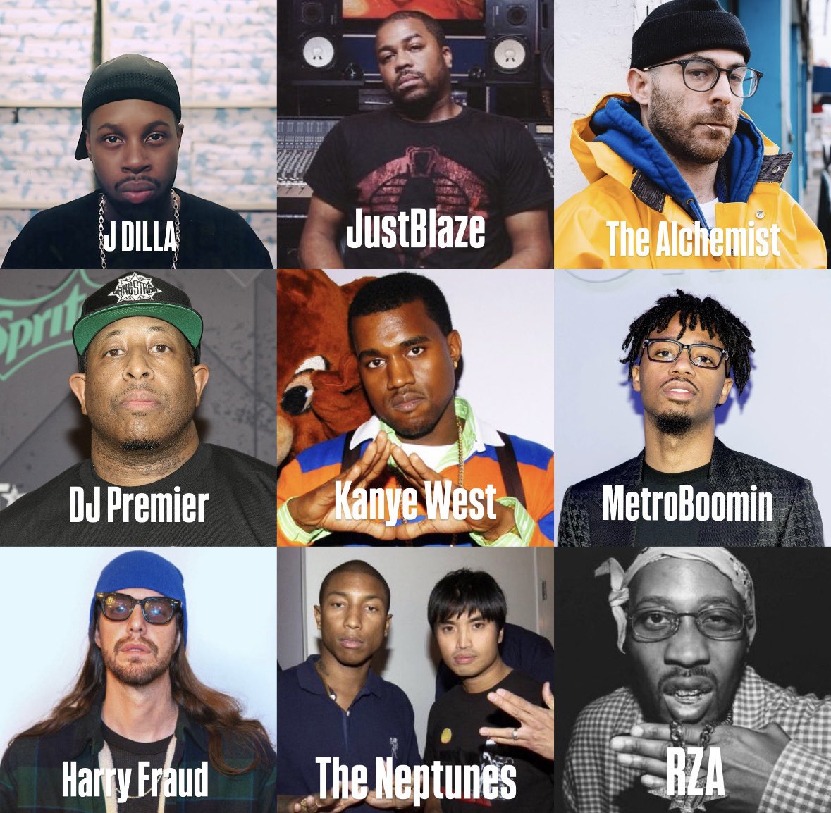 THEG0DMUTHA's tweet image. 12 hour car ride, you can only listen to music from 2 producers. who you picking? 👀
