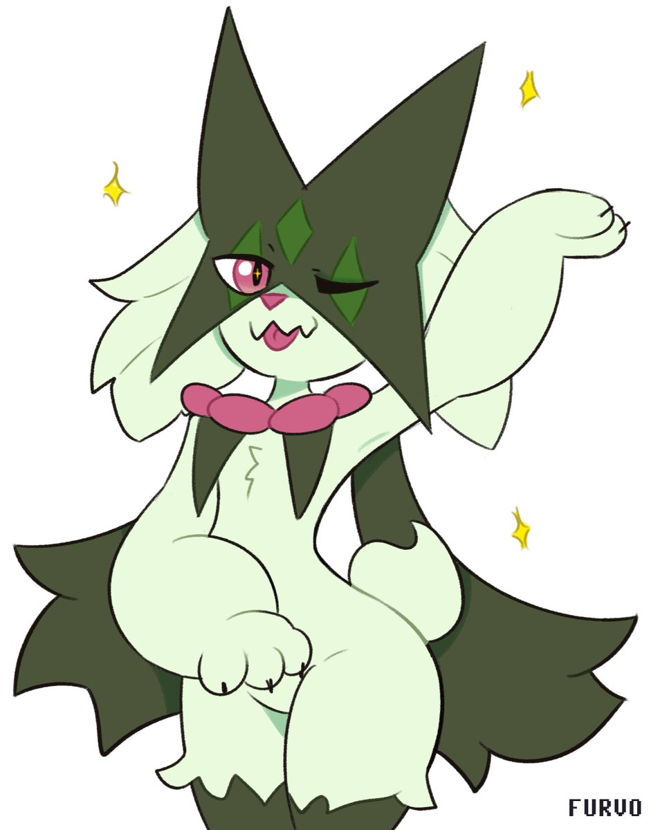 _Furvo_'s tweet image. An old Meowscarada drawing I think I never posted!!!
(also yea I'm still sick ouHGHHH)