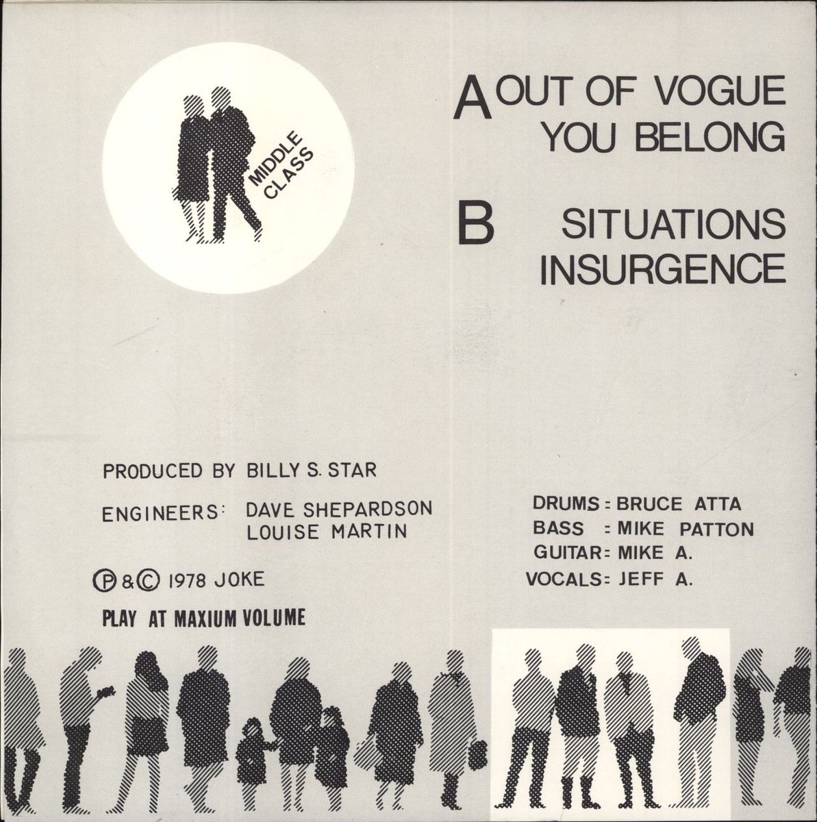 レア盤　The Middle Class – Out Of Vogue EP The Middle Class ‎– Out Of Vogue (1978) - YouTube