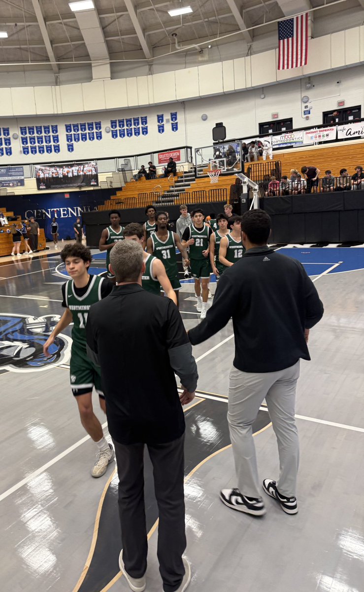 WestminsterBKB's tweet photo. Cats figure out a way to hold off hot shooting Centennial to win 71-68, pick up first region victory and move to 13-0. No time to pause as Dunwoody comes to the Howell on Thursday at 7:30pm. #kleos #HixEffect3 https://t.co/OXXtuosAkQ