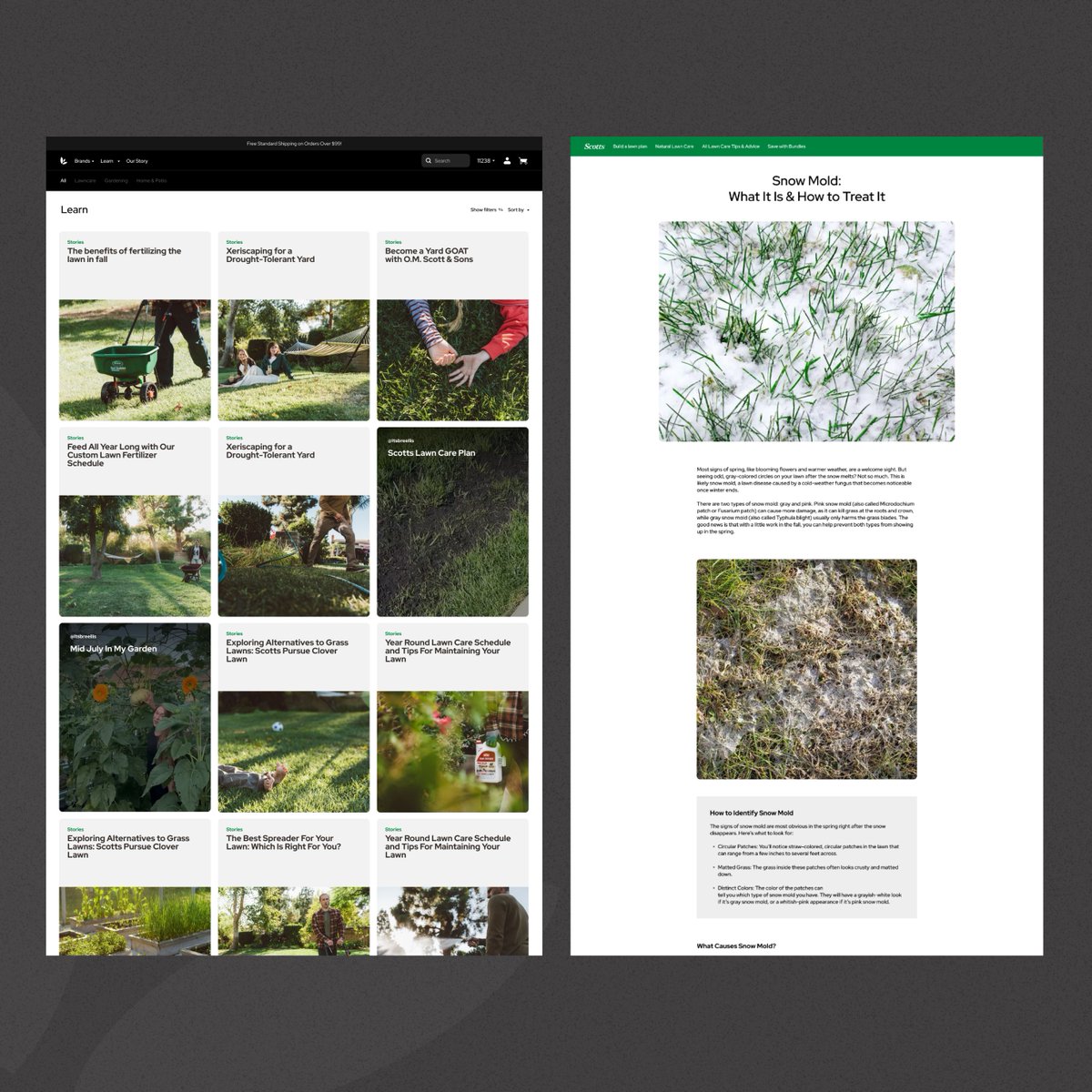 DylanKiley's tweet photo. Complete redesign for Scotts Miracle-Gro &amp; all their sub-brands.

Created a design system for cohesion across all their brands. I had so much fun with this. https://t.co/GtIAAVGTo9