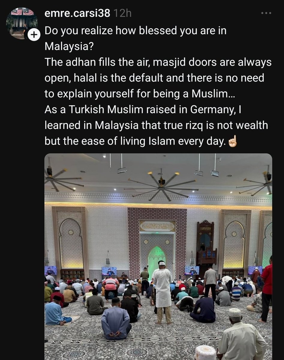 ZacZakirin13's tweet image. Bersyukur sangat² bila kita seorang yg beragama Islam, hidup dan tinggal di Malaysia. Muslim dari negara² eropah yg lain ramai dh puji best jd Muslim kat Malaysia.

Tp some of us, sibuk memburuk²kan agama, malah nak tinggalkan agama ni.