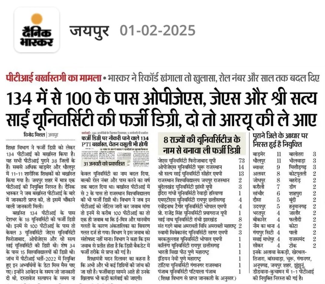 फर्जी डिग्री की फैक्ट्री बंद